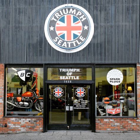 Triumph seattle - Subscribe to Triumph Of Seattle on Instagram! Triumph Of Seattle. 7409 Aurora Ave N. Seattle, WA 98103. US. Phone: (206) 783-2323. 